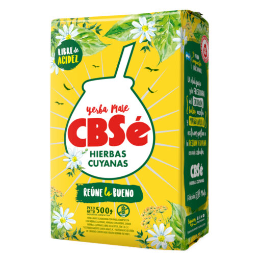 Yerba Maté CBSE aromatisée aux Herbes Cuyanas 500 Grs 