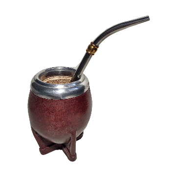 Caebasse  Torpedo avec virole en acier + Bombilla (Paille avec filtre réutilisable) en acier inoxydable.